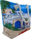 Sac de plage épaulière corde souple (Chapeau lunette Bahamas)
