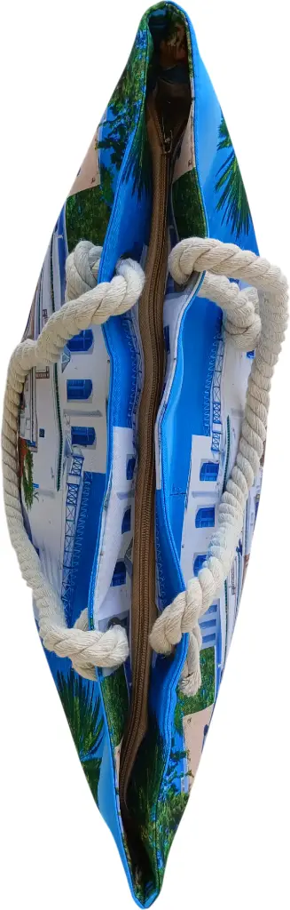 Sac de plage épaulière corde souple (Chapeau lunette Bahamas)