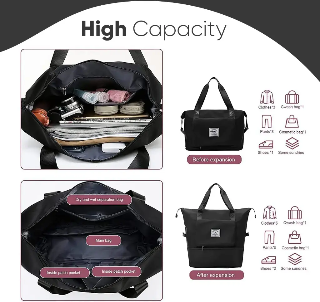 Sac de voyage extensible 40 litre 