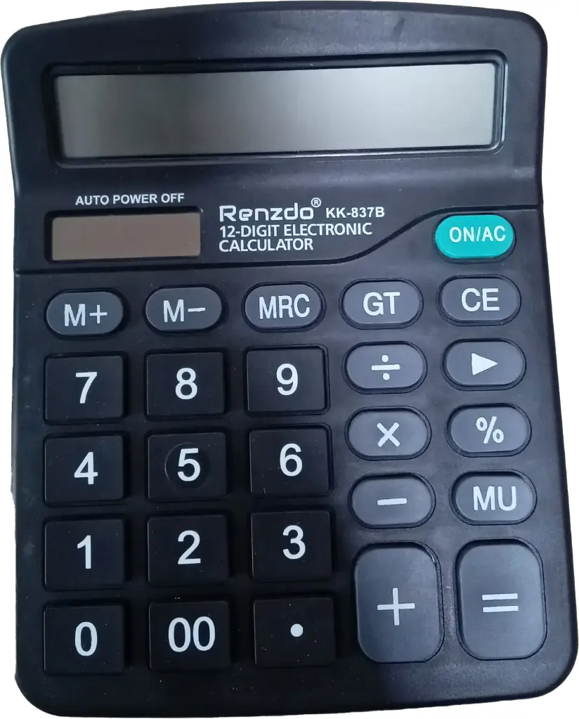 Calculatrice 12 chiffres RENZDO