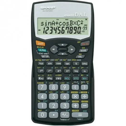Calculatrice scientifique (EL-531WH-BK) SHARP