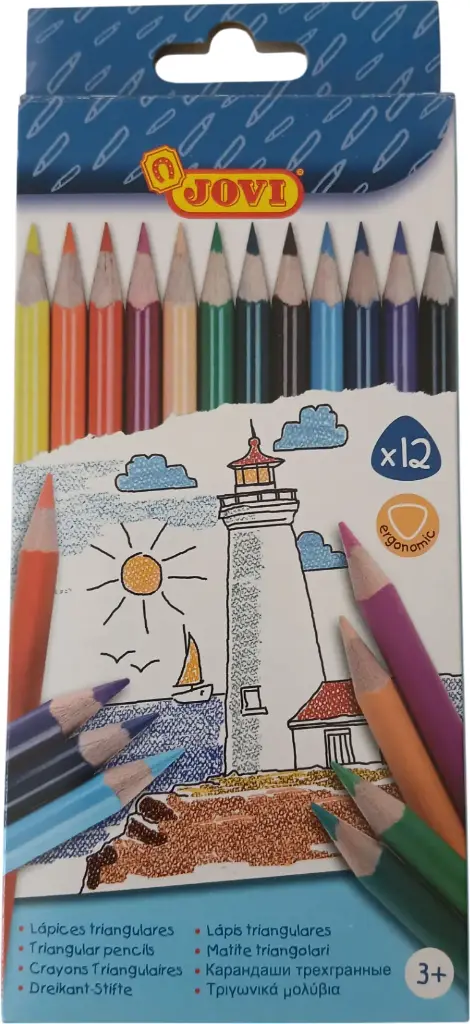Crayon couleur [12 crayons] JOVI