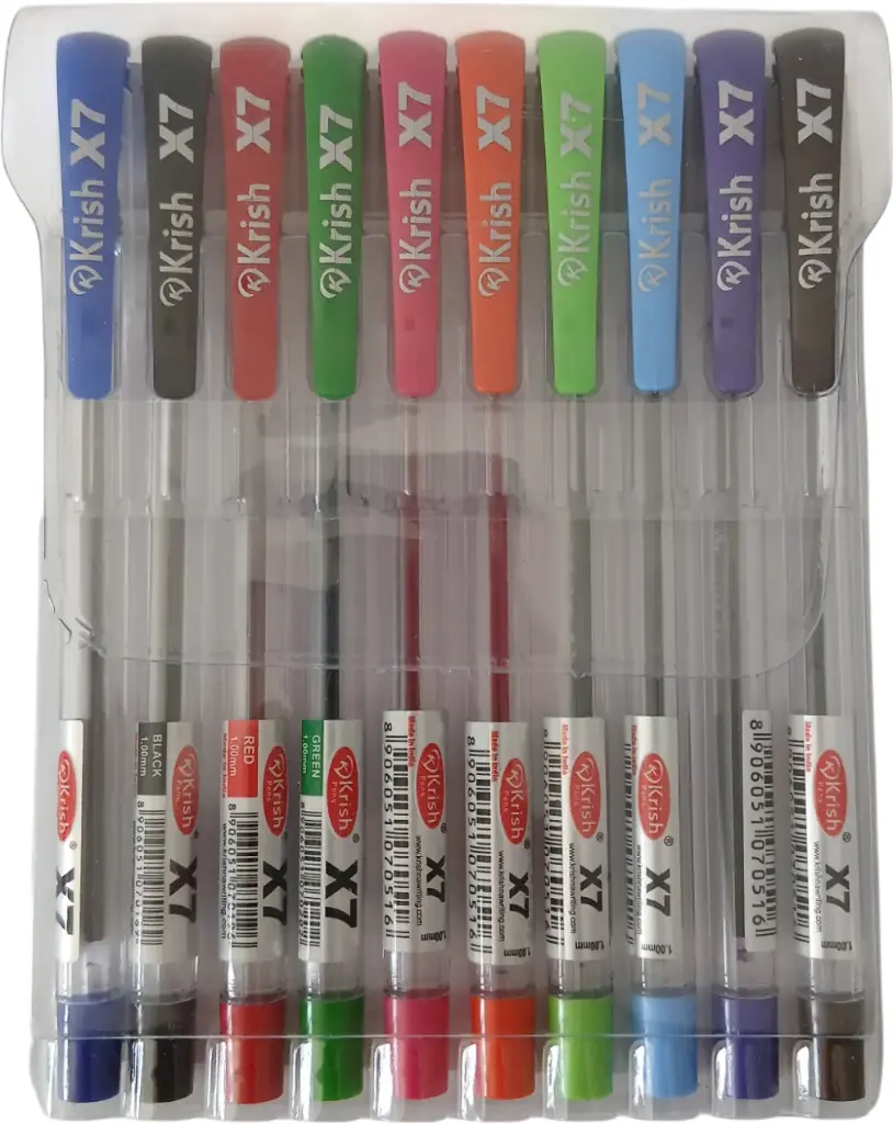 Poche de 10 stylos Fifty X7 KRISH