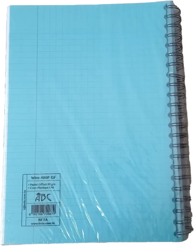 Cahier wire-o 400p Seyes GM 80g ABC