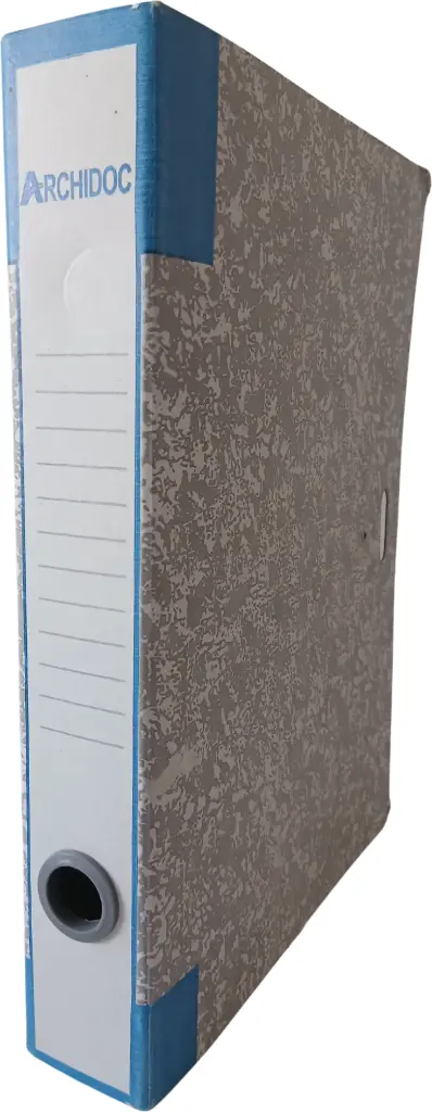 [OFFICEPLAST: 1300207C5] Boite d'archive 5 cm ARCHIDOC OFFICEPLAST-PURPLE