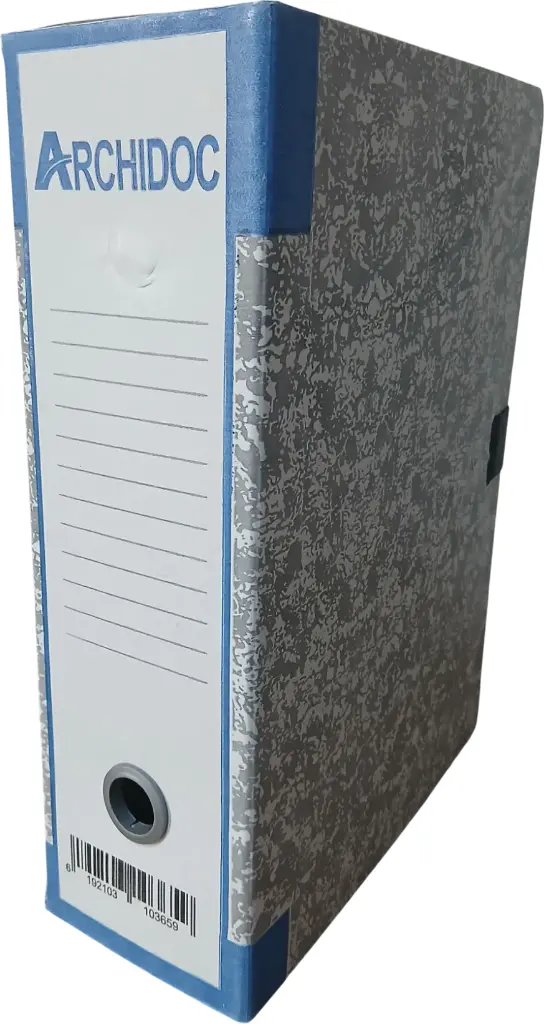 [OFFICEPLAST: 1300204C5 GRIS] Boite d'archive 10 cm ARCHIDOC OFFICEPLAST-PURPLE