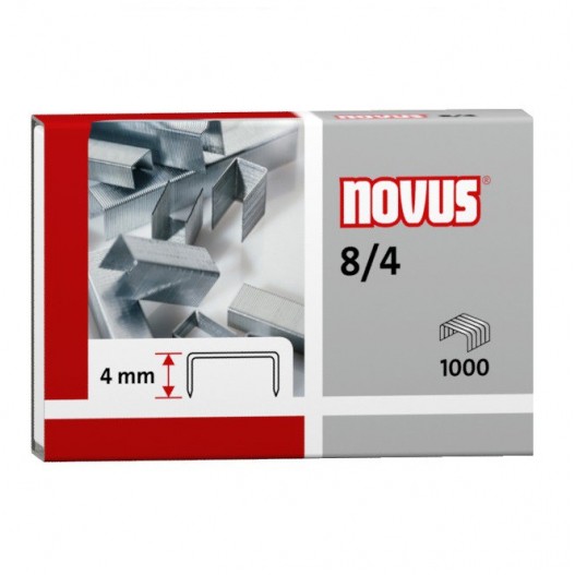 Agrafes 8/4 [paquet de 1000] NOVUS