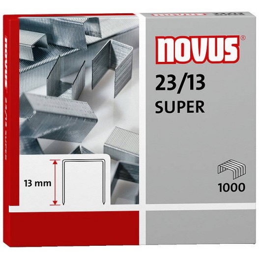 Agrafes paquet de 1000 NOVUS 23/13