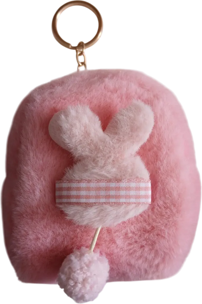 Porte-monnaie peluché lapin simple