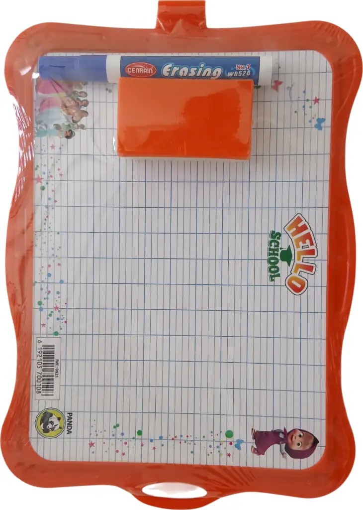 Ardoise 2 en 1 (magique et bois) +Stylo + Chiffon PANDA