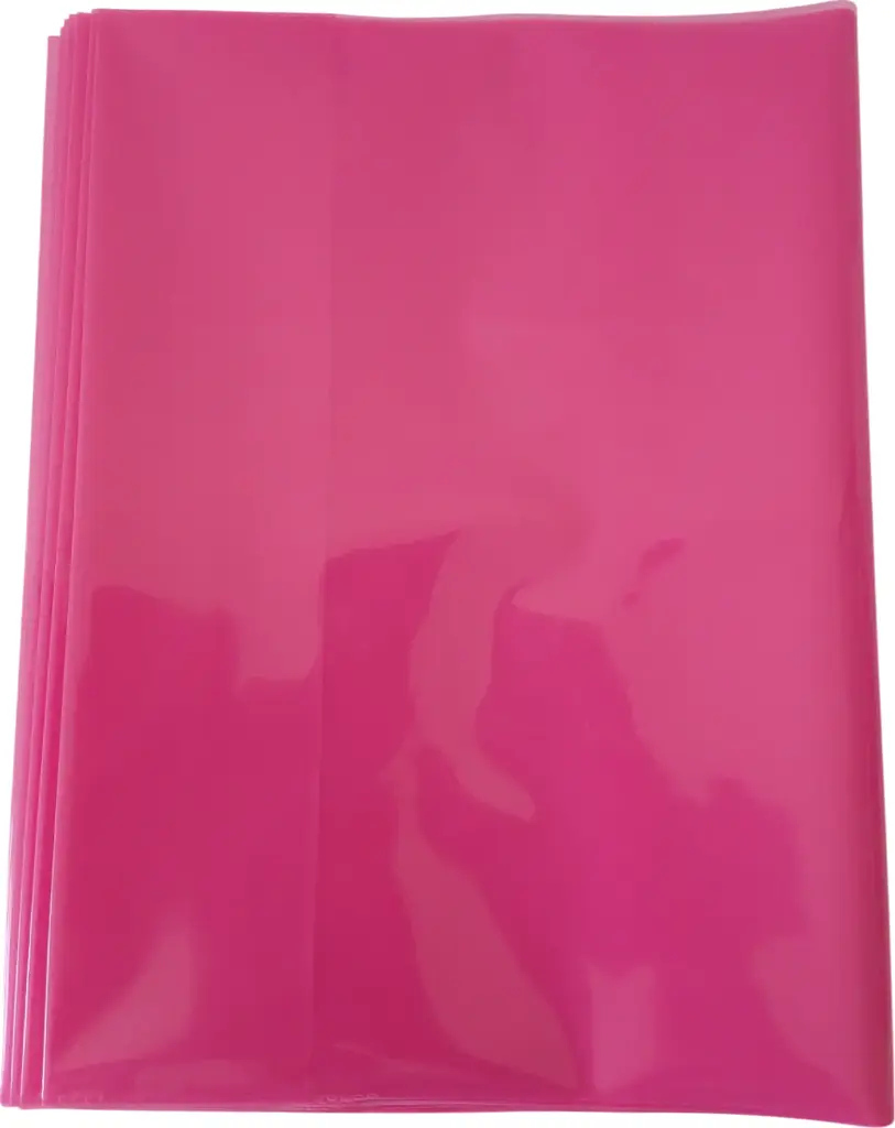 Protège-livre semi-transparent PURPLE ou OFFICEPLAST (Rose)