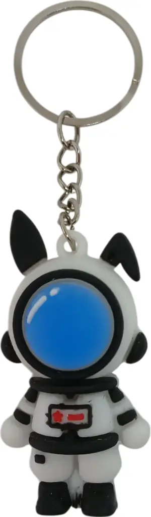 Porte-clés Motif astronaute (Noir)