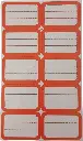 Planche de 10 étiquettes simple