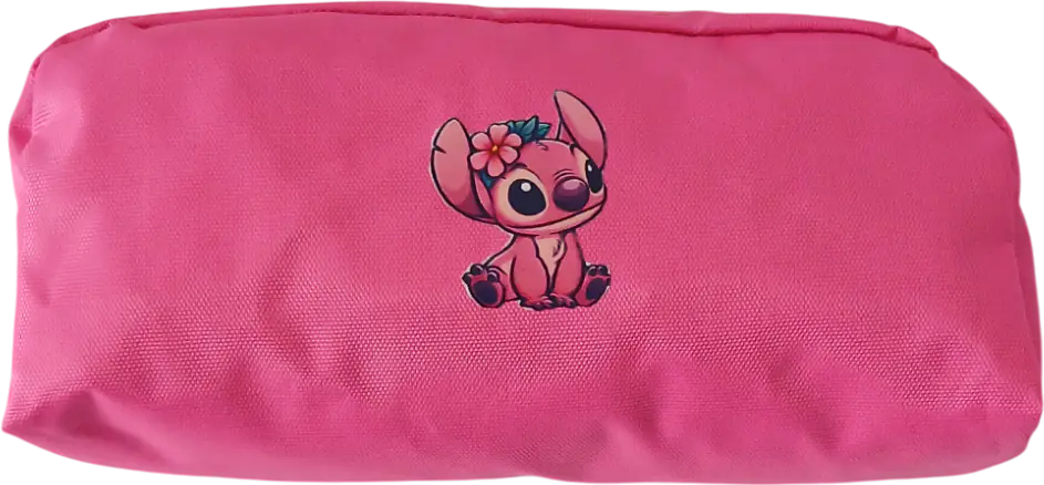 Trousse simple uni avec Stitch