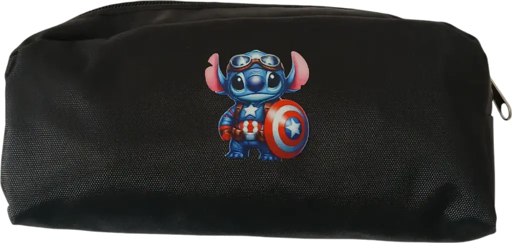 Trousse simple uni avec Stitch