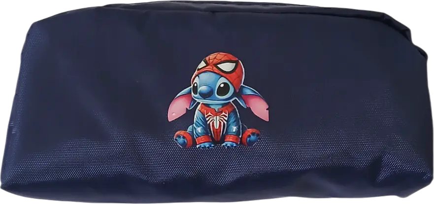 Trousse simple uni avec Stitch