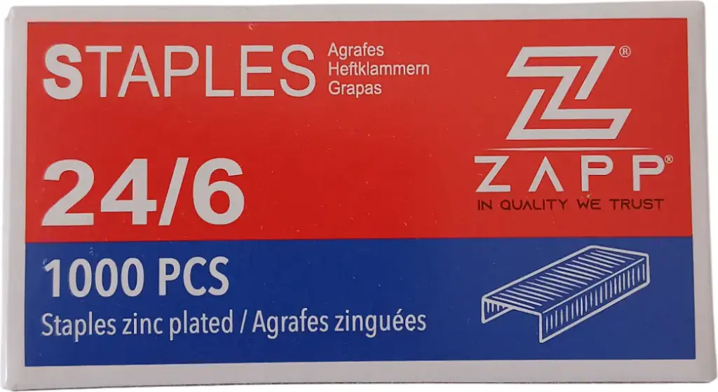 [ZAPP: 24/6] Agrafe 24/6 [Boite de 1000] ZAPP