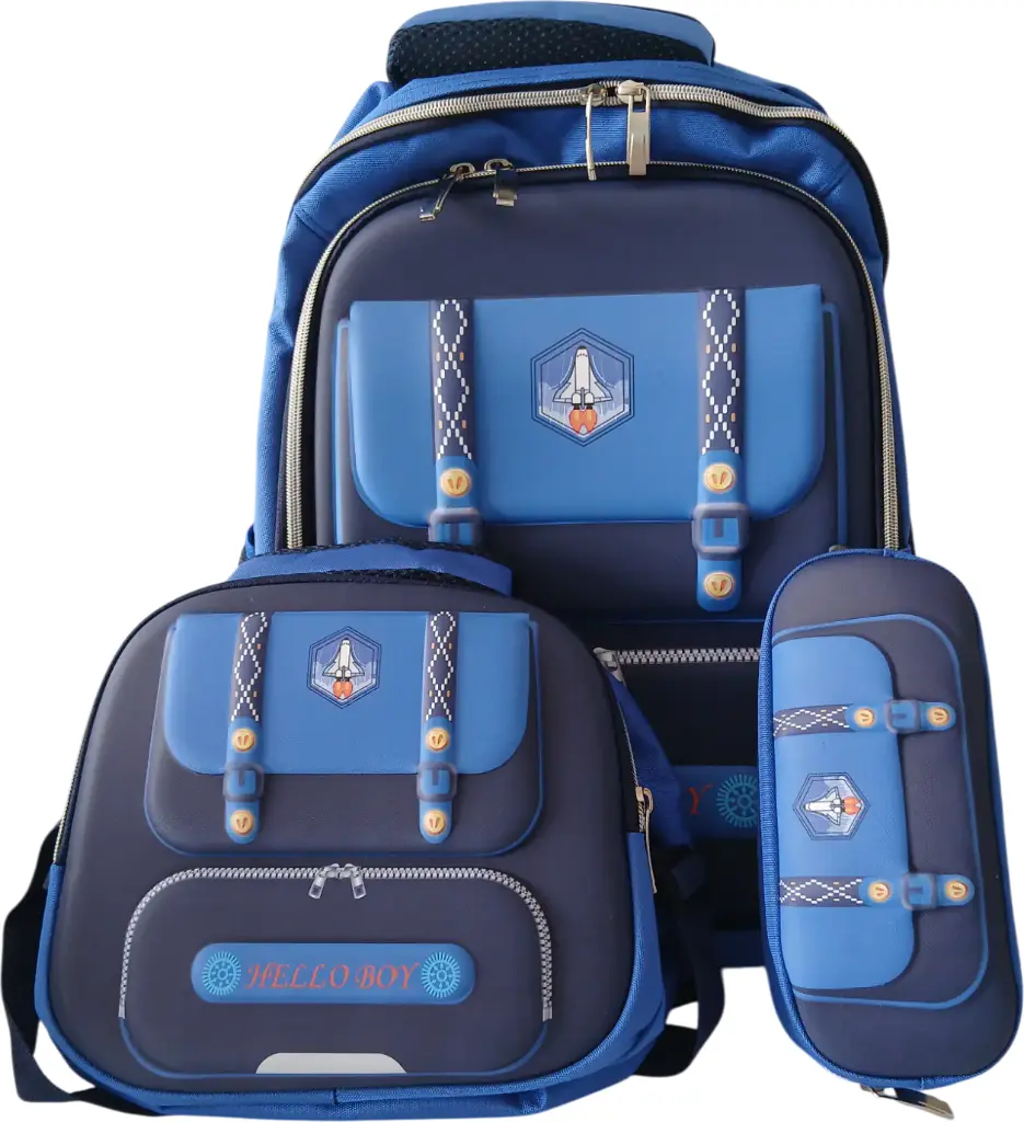 Sac à dos + sacs à goûter + trousse 3ème-5éme TEXTILEJORBANE