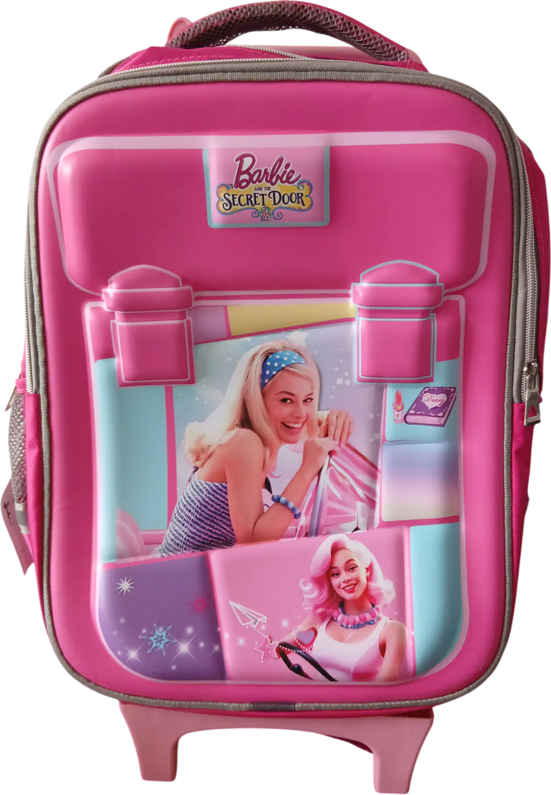 Sac à dos  Fille primaire avec support Illustration 3D