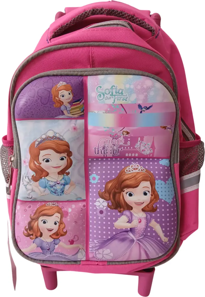 Sac à dos avec support Jardin d'enfant fille Illustration 3D