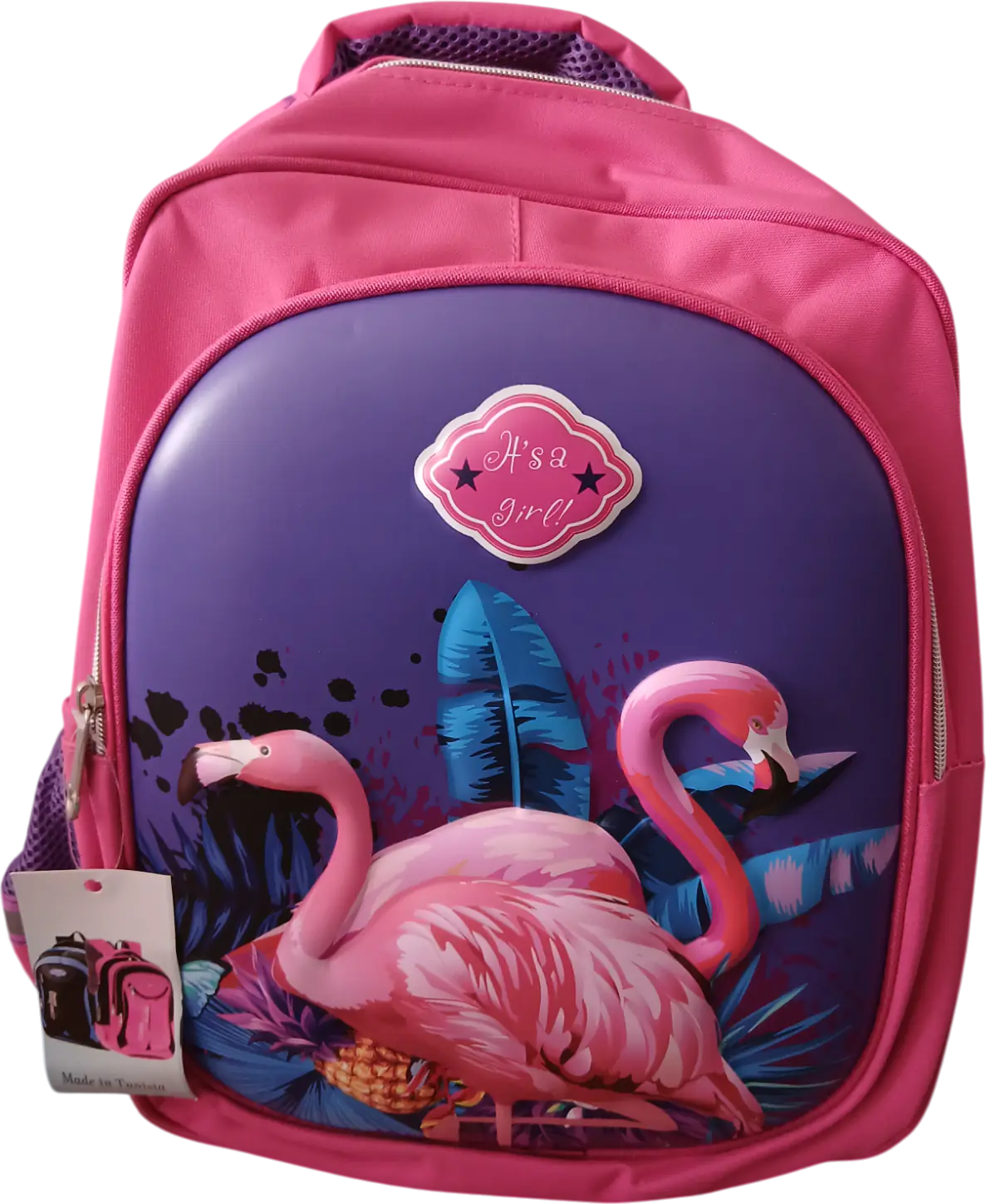 Sac à dos primaire Fille Illustration 3D +