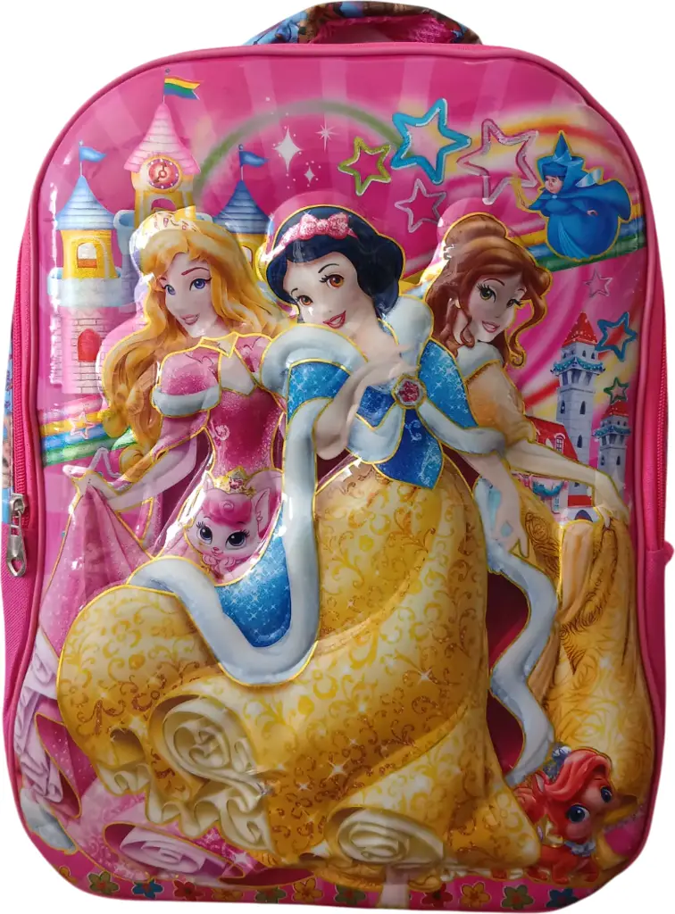 Sac à dos Fille primaire Rectangulaire Illustration 3D