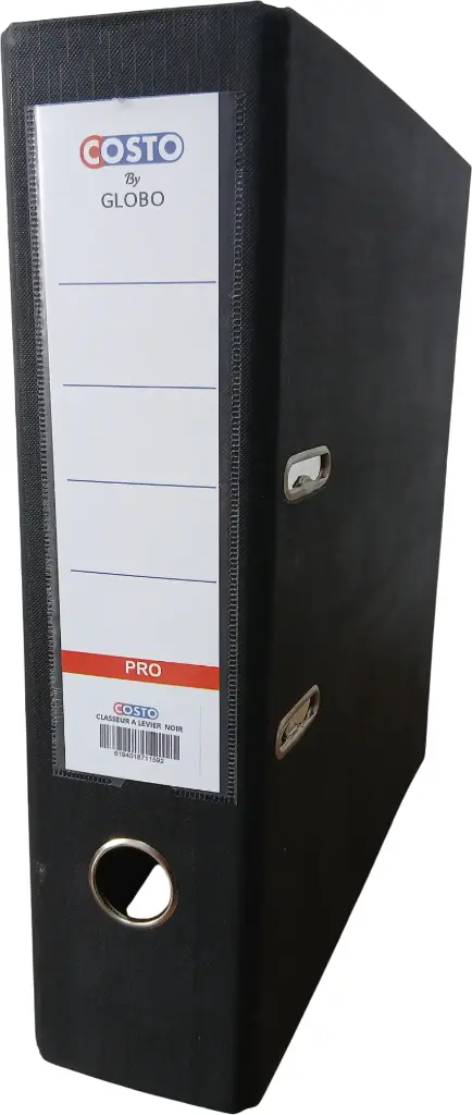 Classeur à levier D75 COSTO (Noir)
