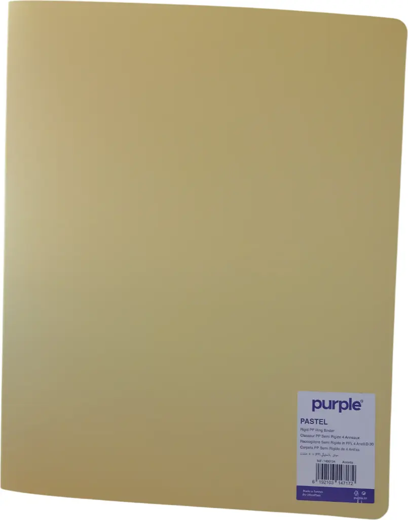 Classeur semi-rigide 40 mm pastel OFFICEPLAST-PURPLE