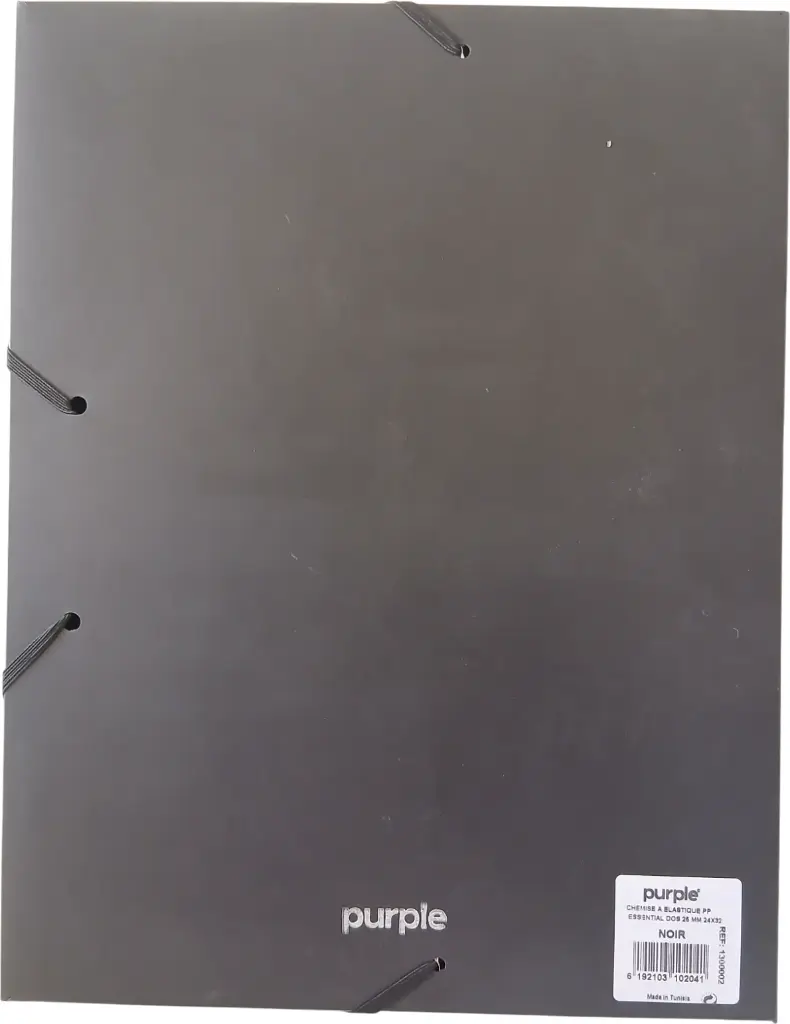 Boite de classement 2,5 cm 3 Rabats Essential OFFICEPLAST-PURPLE (Noir)