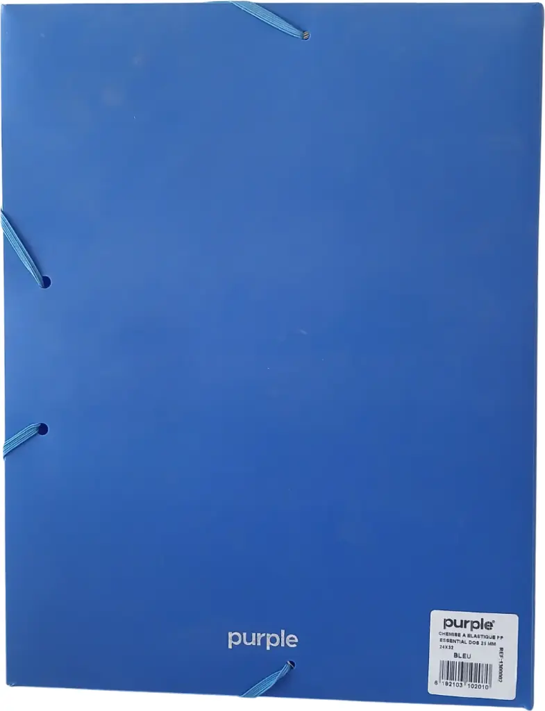 Boite de classement 2,5 cm 3 Rabats Essential OFFICEPLAST-PURPLE