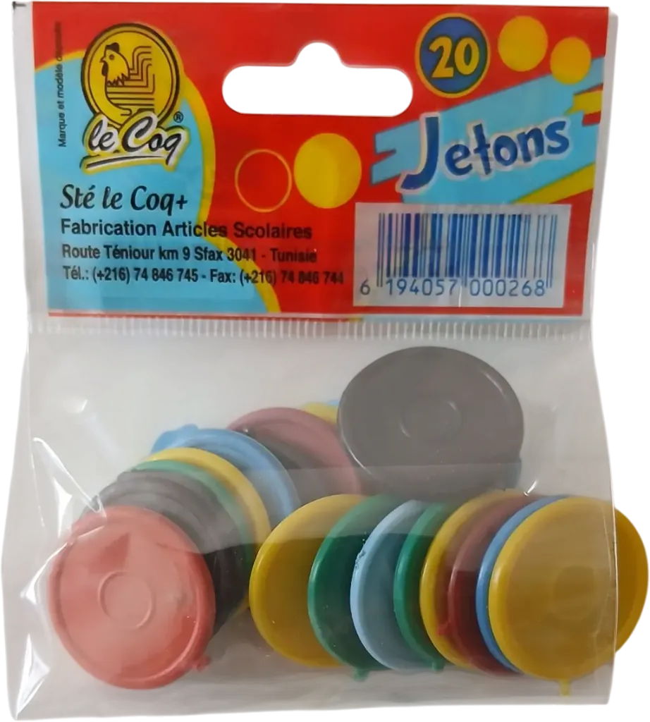 [LECOQ: 6194057000268] Jetons LECOQ