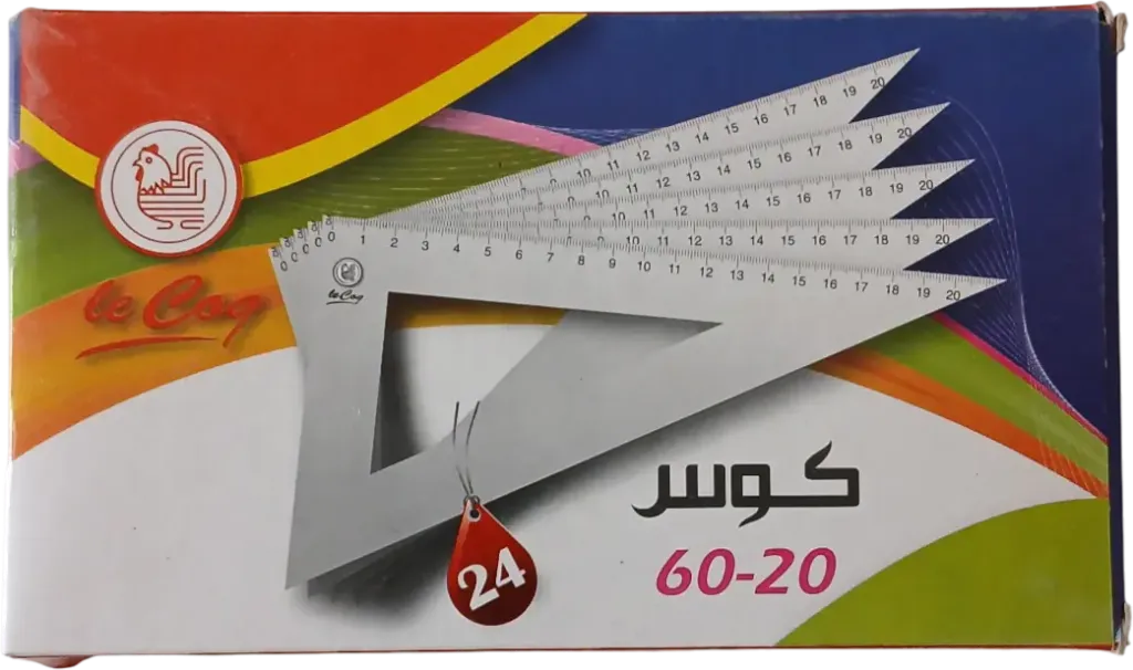 [LECOQ: 035] Equerre 20 cm 60° lECOQ