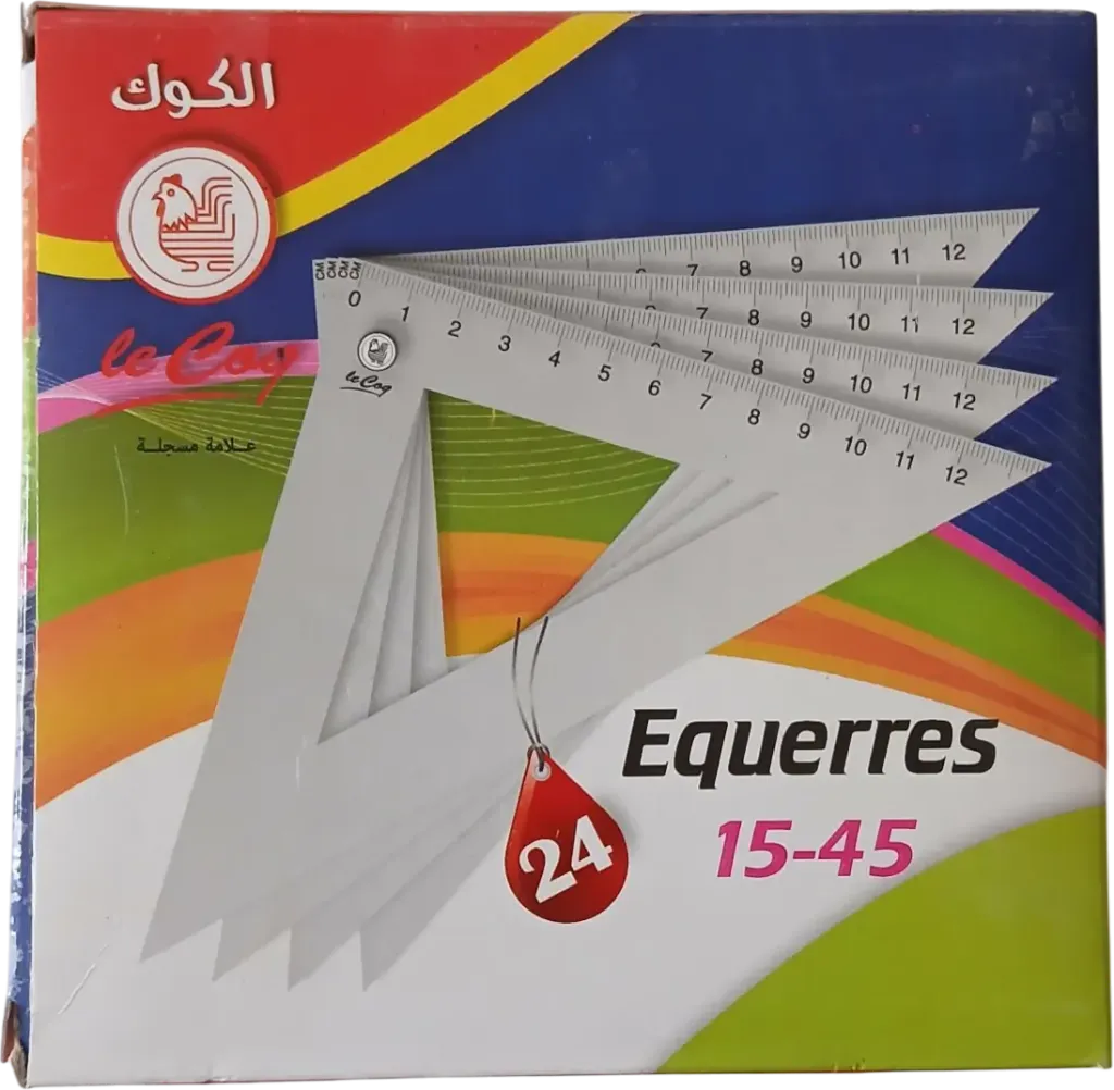 [LECOQ: 033] Equerre 15cm 45° LECOQ