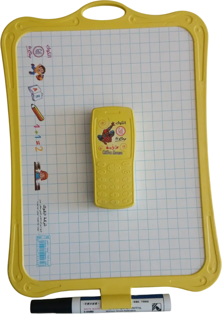 Ardoise 2 en 1 (magique et bois) +Stylo + Chiffon LECOQ
