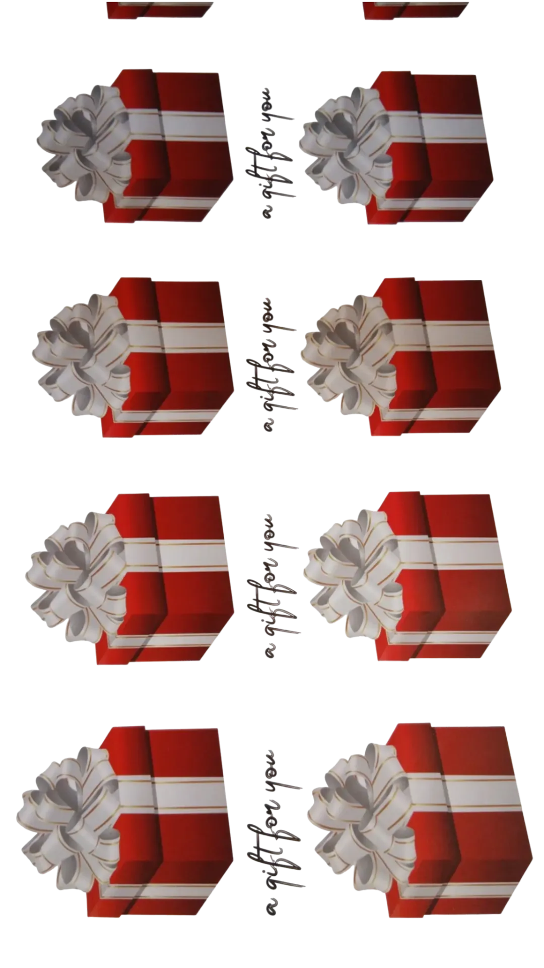 Papier cadeau couché