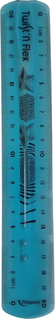 [MAped: 3154142792105Bleu] Règle plate 20 cm flexible MAPED (Bleu)