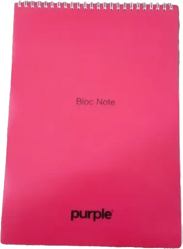 [CA72] Bloc note WIRO PURPLE