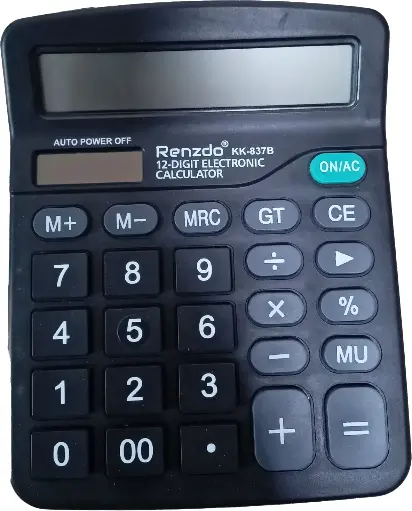 [Renzdo : KK-837B] Calculatrice 12 chiffres RENZDO