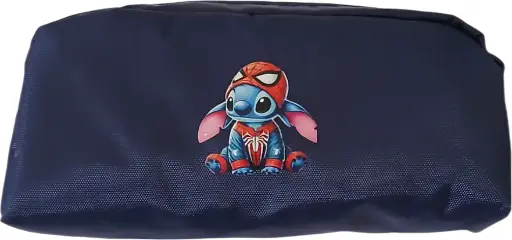 Trousse simple uni avec Stitch